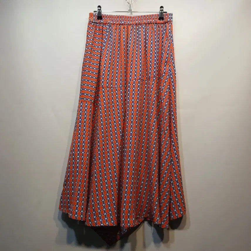 [BUNJANG] Orange Pattern Long Skirt / 오렌지 패턴 롱 스커트28~30사이즈 여름  65121