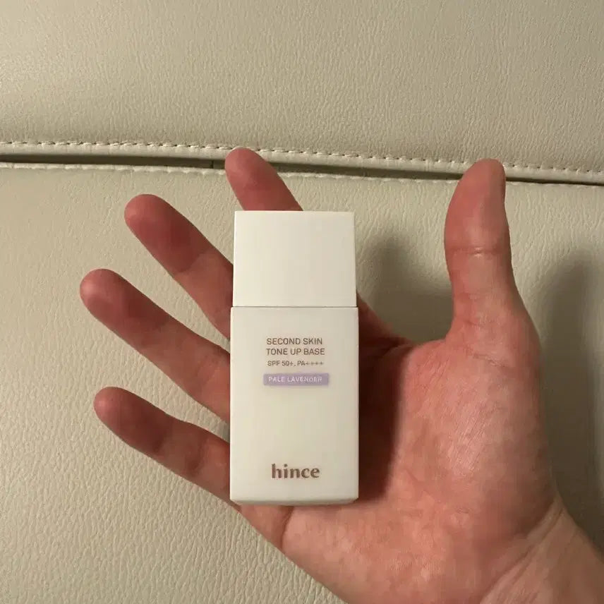 [BUNJANG] hince Second Skin Tone-Up Base (Pale Lavender) SPF 50+ / [판매] 힌스 세컨 스킨 톤업 베이스 (페일 라벤더) 팝니다.