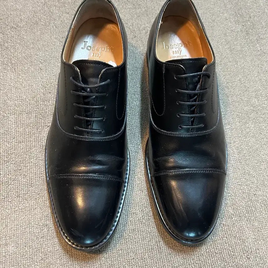 [BUNJANG] Josette Men's Black Leather Dress Shoes Size 260 / 조셉트 260 사이즈
