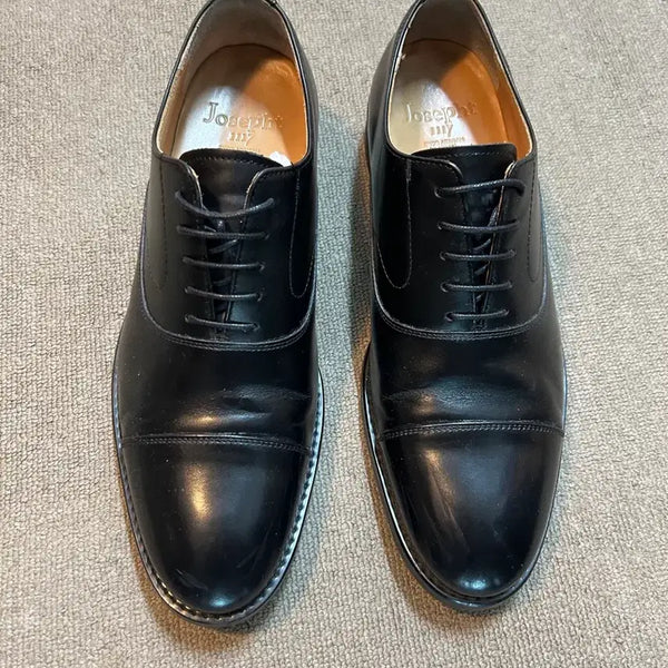 [BUNJANG] Josette Men's Black Leather Dress Shoes Size 260 / 조셉트 260 사이즈