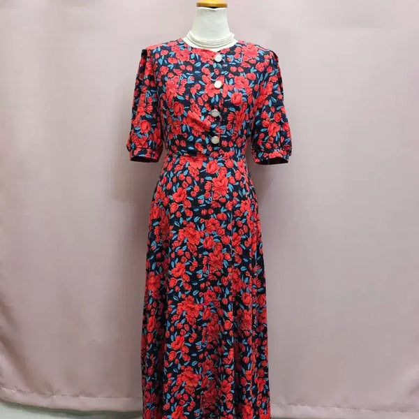 [BUNJANG] STYLEMOMO'S Flower Long Dress / STYLEMOMO'S, 플라워 롱원피스
