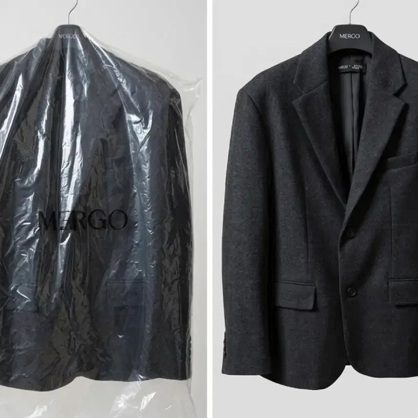 [BUNJANG] Munsukwon Wool Bennet Single Blazer & One-Tuck Pants Setup (Black, New) / [판매] 문수권 울 베넷 셋업 (블랙 / 새상품 / 품절제품)