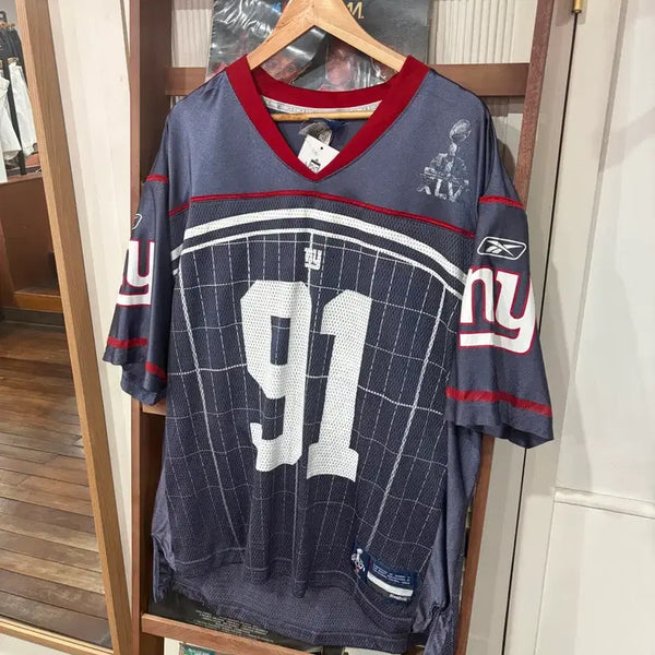 [BUNJANG] NFL New York Giants Rugby Jersey / J109 NFL 뉴욕 자이언츠 럭비 져지