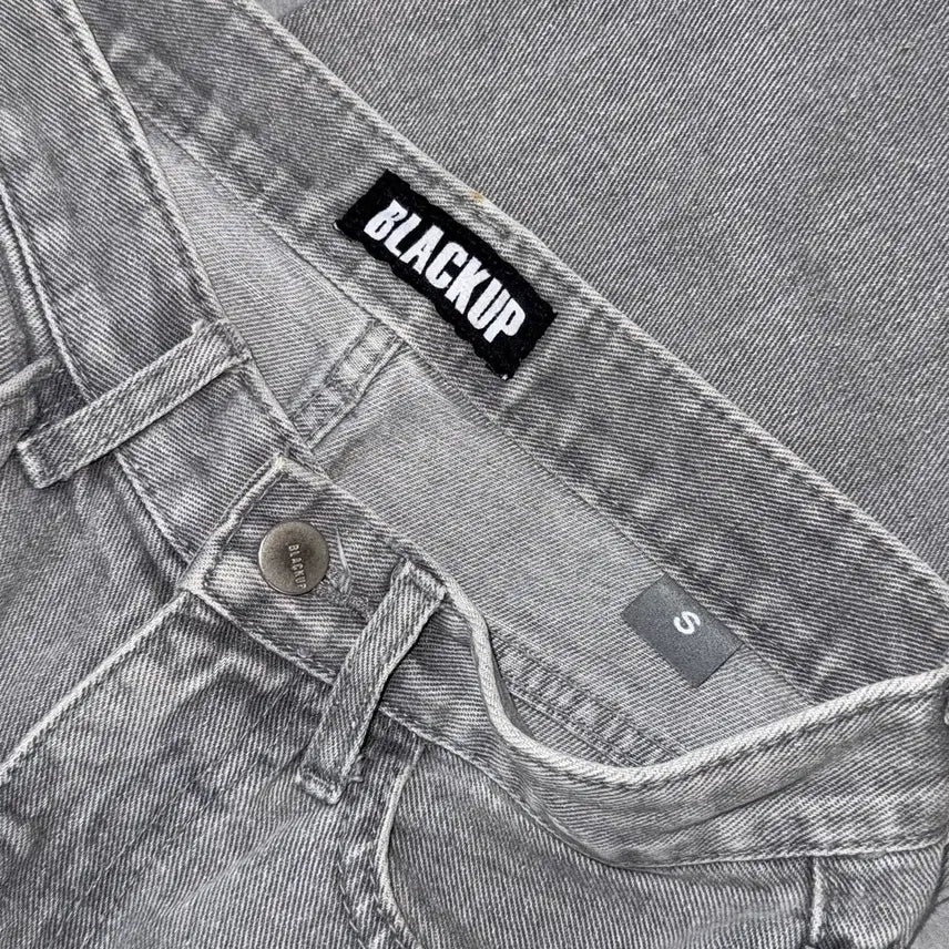 [BUNJANG] Blackup Grey Pants Size S / 블랙업 회색 바지 그레이 팬츠 S [옷]