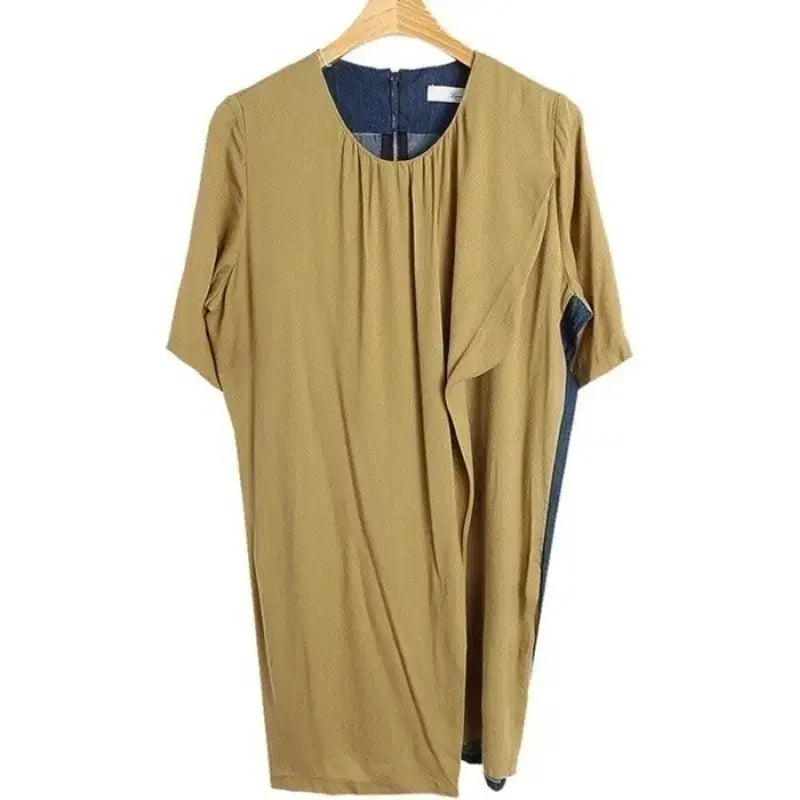 [BUNJANG] Elegant and Sophisticated One-Piece Top - Olive / [새상품]우아 세련 원피스 상의/올리브