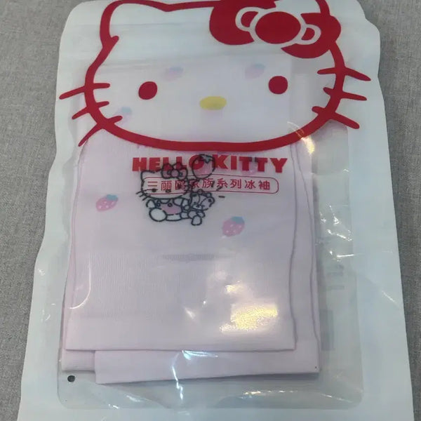 [BUNJANG] Hello Kitty Cooling Arm Sleeves Pink New / 헬로키티 쿨토시 핑크 새상품