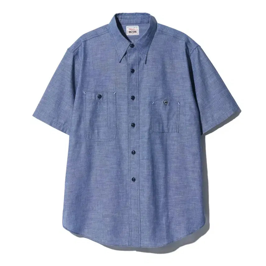 [BUNJANG] Big Yank 1942 Chambray Short Sleeve Shirt / Big Yank 빅얀크 1942 샴브레이 반팔 셔츠 17