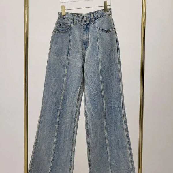 [BUNJANG] Women's Wide Leg Jeans - Size S / 여성  와이드 청바지 판매합니다