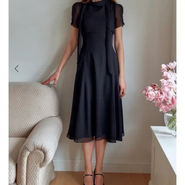 [BUNJANG] Bride And You Ari Dress Black/Pink / 새상품) 브라이드앤유 아리 ari 원피스 블랙/핑크