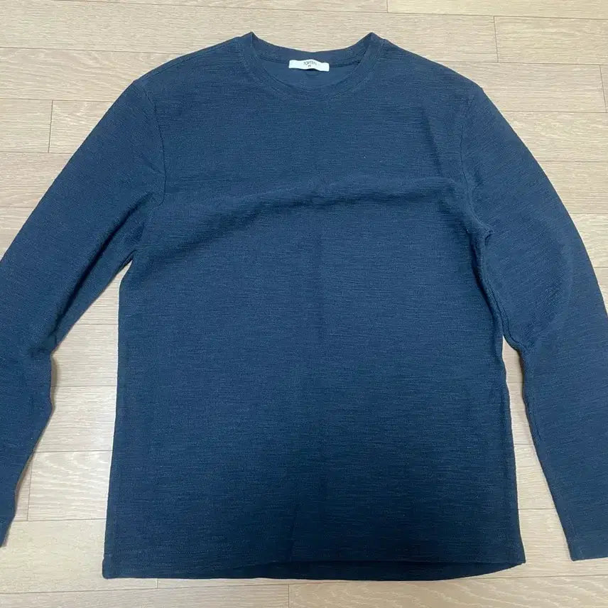 [BUNJANG] TOPTEN Knit T-Shirt Navy M / 특가)탑텐 니트 티셔츠 네이비