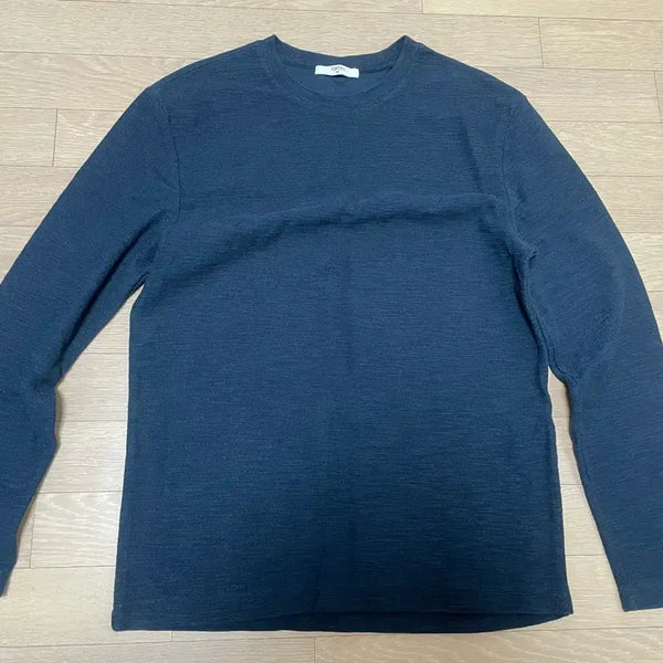 [BUNJANG] TOPTEN Knit T-Shirt Navy M / 특가)탑텐 니트 티셔츠 네이비
