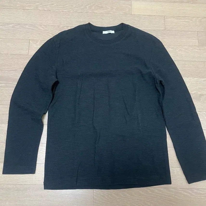 [BUNJANG] TOPTEN Knit T-shirt Black / 특가)탑텐 니트 티셔츠 블랙