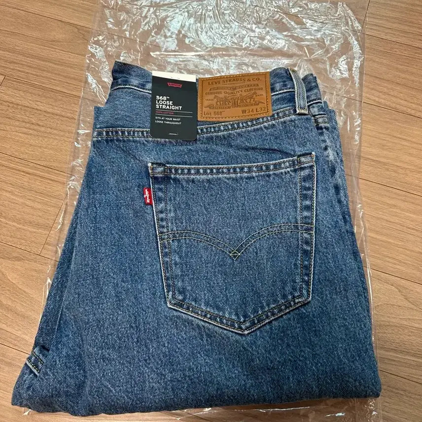 [BUNJANG] Levi's 568 Loose Straight Jeans Medium Wash 34x32 / 34x32 리바이스 568 루즈 스트레이트 진 미디움 워시