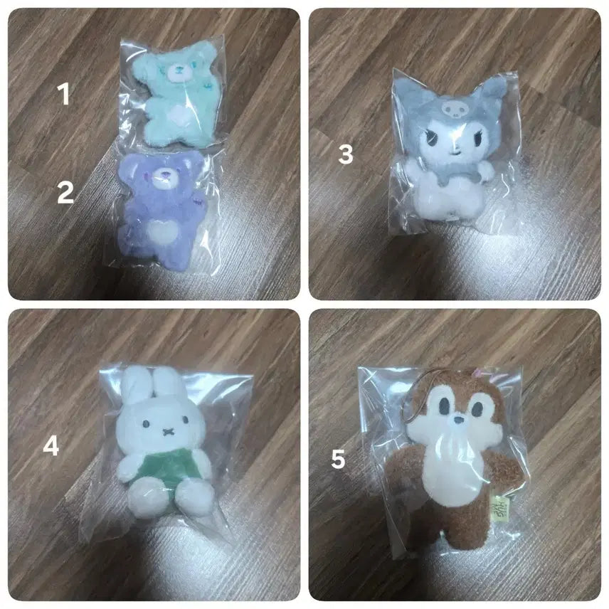 [BUNJANG] Assorted Cute Character Plush Keychains and Dolls / 귀여운 캐릭터 인형 키링 모음 (본문 가격기재)