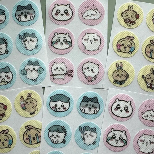 [BUNJANG] Chiikawa Hachware Usagi Mosquito Repellent Stickers / 먼작귀 치이카와 히치와레 우사기 모기 퇴치 스티커 패치