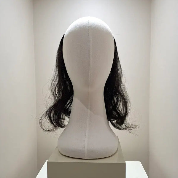 [BUNJANG] Medium Jelly Perm Half Wig / 미디움 젤리펌 반가발