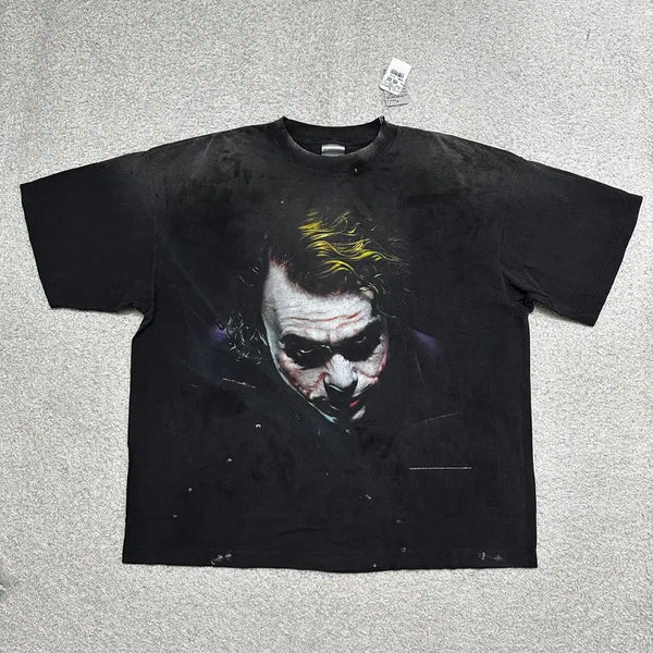 [BUNJANG] Saint Michael Dark Knight Joker T-Shirt 2XL / [2XL] 세인트미카엘 다크나이트 조커 티셔츠
