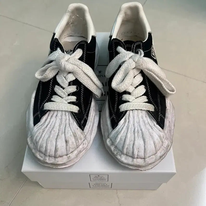 [BUNJANG] Mihara Yasuhiro Blakey Sneakers Black / [43] 미하라 야스히로 블레이키 - 블랙