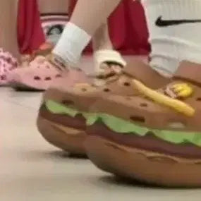 [BUNJANG] Hamburger Slippers / 햄버거 슬리퍼