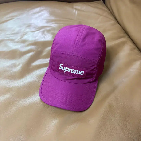 [BUNJANG] Supreme Box Logo Shockcord Camp Cap Purple / 슈프림 캠프캡 모자 박스로고 쇼크코드 퍼플