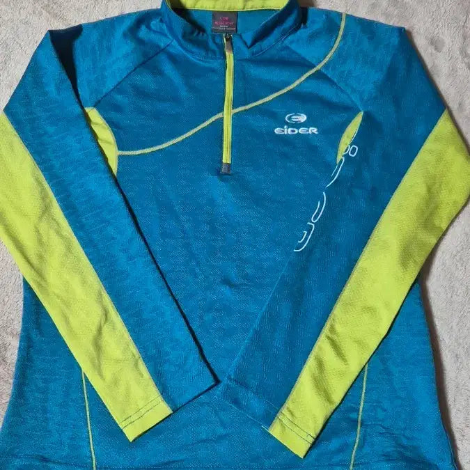 [BUNJANG] Eider Half-Zip Long Sleeve T-Shirt (Size 95) / 아이더 반집업 95