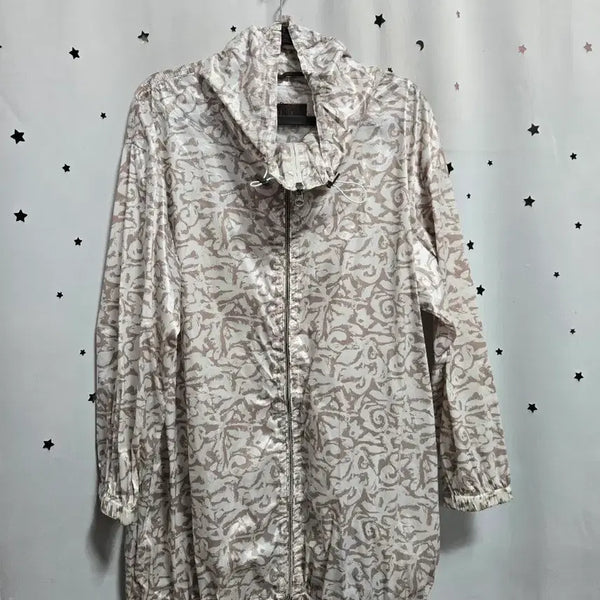 [BUNJANG] Pescerico Pattern Hooded Windbreaker Jacket Size 42 / 페세리코 패턴 후드 바람막이 자켓 42