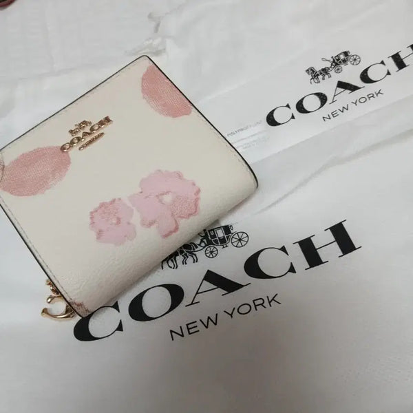 [BUNJANG] Coach Floral Bifold Wallet / 코치 플로럴 반지갑