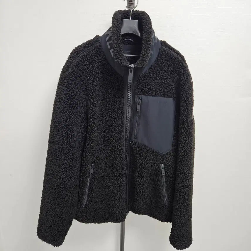 [BUNJANG] Moose Knuckles Sherpa Fleece High-Neck Jacket Black M / [M] 무스너클스 셰르파 플리스 하이넥 자켓 블랙