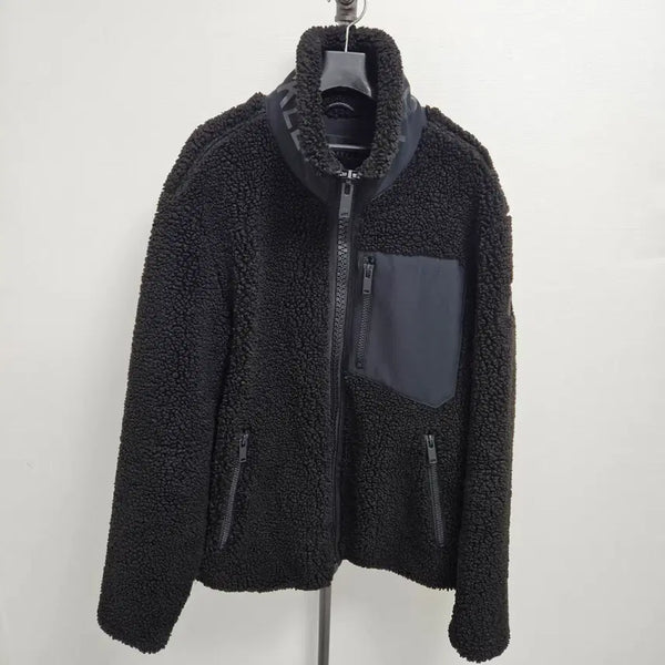 [BUNJANG] Moose Knuckles Sherpa Fleece High-Neck Jacket Black M / [M] 무스너클스 셰르파 플리스 하이넥 자켓 블랙