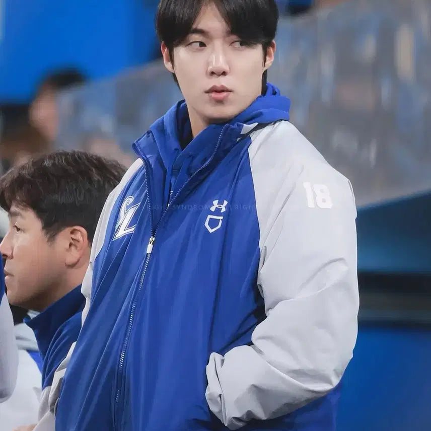 [BUNJANG] Samsung Lions Under Armour Spring/Autumn Jacket (100/105) / [구매] 삼성라이온즈 언더아머 춘추 점퍼
