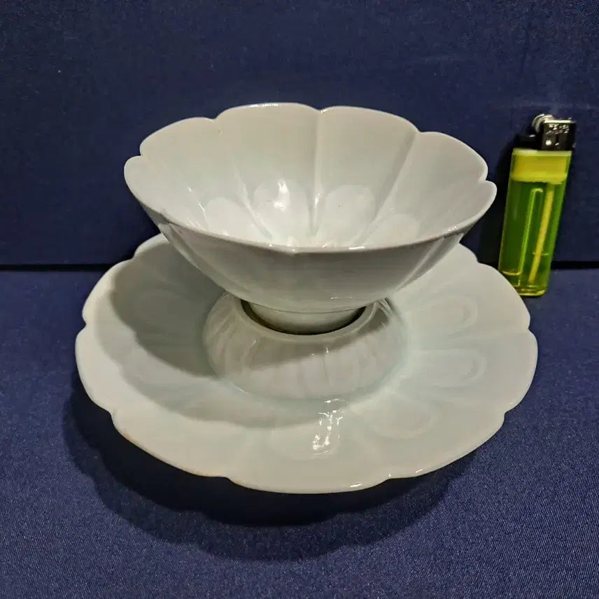 [BUNJANG] Ding Ware Cup and Saucer Set / 정요 잔과 받침 1세트