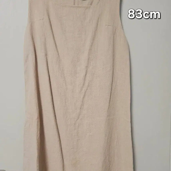 [BUNJANG] Beige Linen Dress / 베이지 린넨 원피스