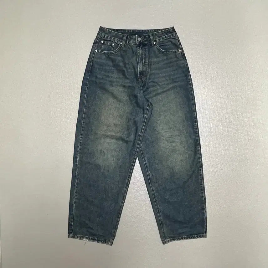 [BUNJANG] 1993 Studio Vintage Wide Balloon Denim Pants Blue M / [1993스튜디오] 빈티지 와이드 벌룬 데님팬츠 블루 M