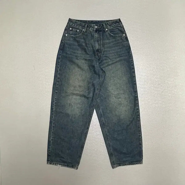 [BUNJANG] 1993 Studio Vintage Wide Balloon Denim Pants Blue M / [1993스튜디오] 빈티지 와이드 벌룬 데님팬츠 블루 M