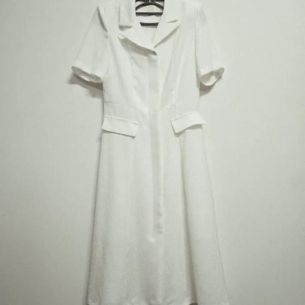[BUNJANG] UNE Short Sleeve Collared Shirt Dress / une 반팔 카라넥 셔츠형 원피스66