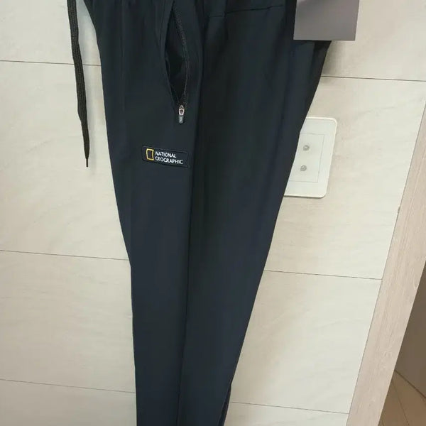 [BUNJANG] National Geographic Summer Cooling Pants Black M / 내셔널지오그래픽 여름용 냉감팬츠 M ,신상품 블랙
