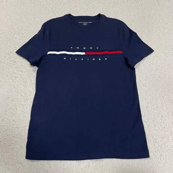 [BUNJANG] Tommy Hilfiger Navy Short Sleeve T-Shirt Size S / 타미힐피거 네이비 반팔 티셔츠 s