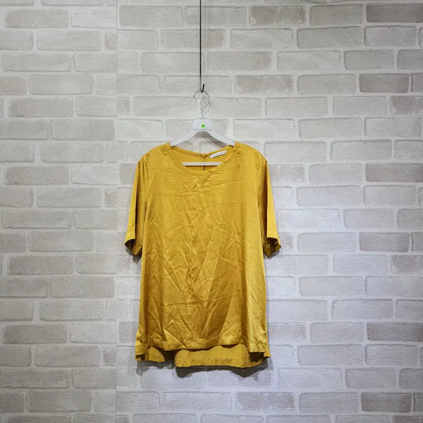 [BUNJANG] Yellow Blouse Size 66 / ㅊ140 옐로 블라우스 66