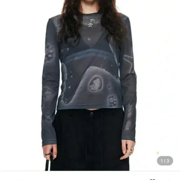 [BUNJANG] Matinkim Mesh Long Sleeve T-Shirt / 마뗑킴 메쉬 롱슬리브
