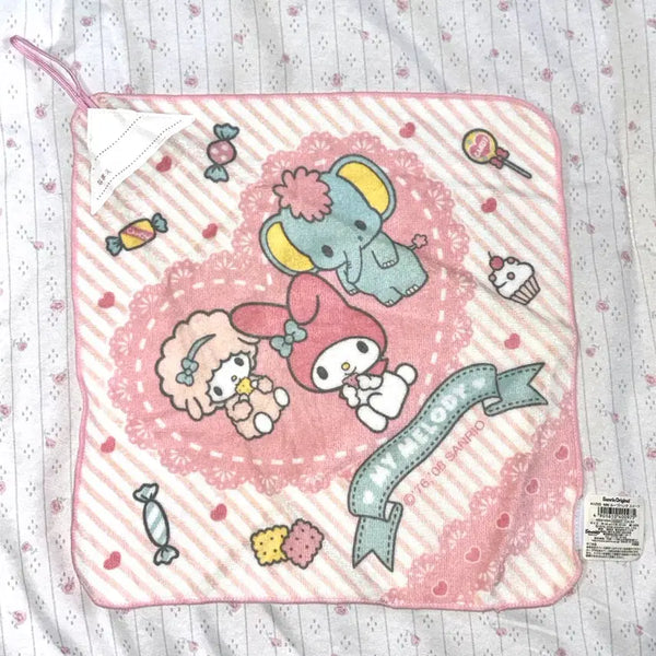 [BUNJANG] Sanrio My Melody Piano-chan Hand Towel (2008) / 고전 2008 마이멜로디 피아노짱 타월