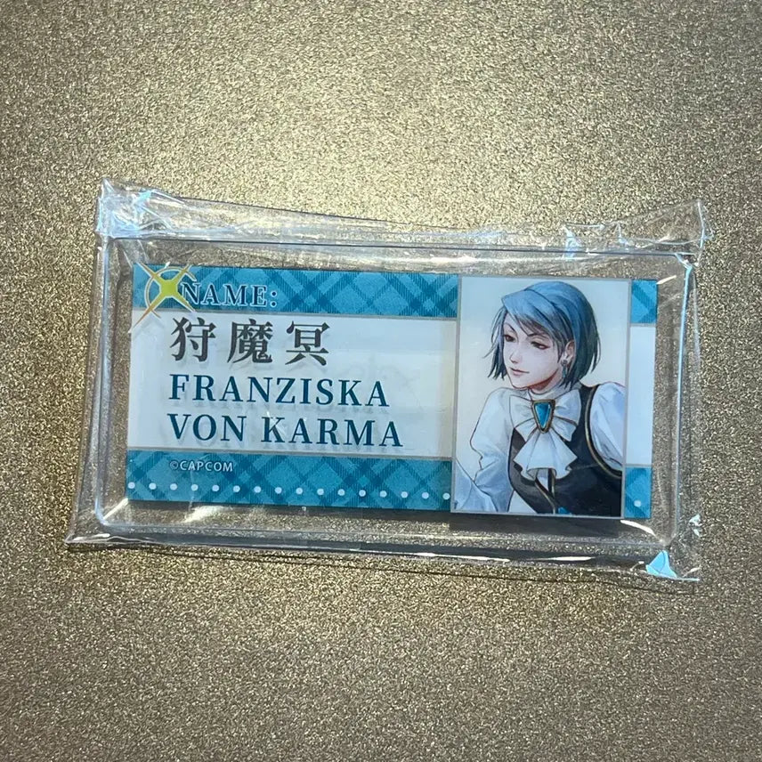 [BUNJANG] The Great Ace Attorney KUMAGUZI Animal Series Acrylic Badge Karma May / [역전재판] KUMAGUZI 동물 시리즈 랜덤 아크릴 뱃지: 카르마 메이