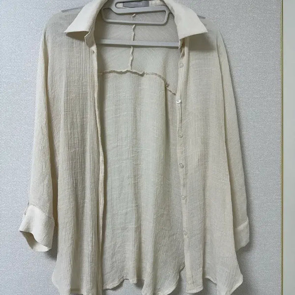 [BUNJANG] NANING9 Ivory Shirt / NANING9 아이보리 셔츠