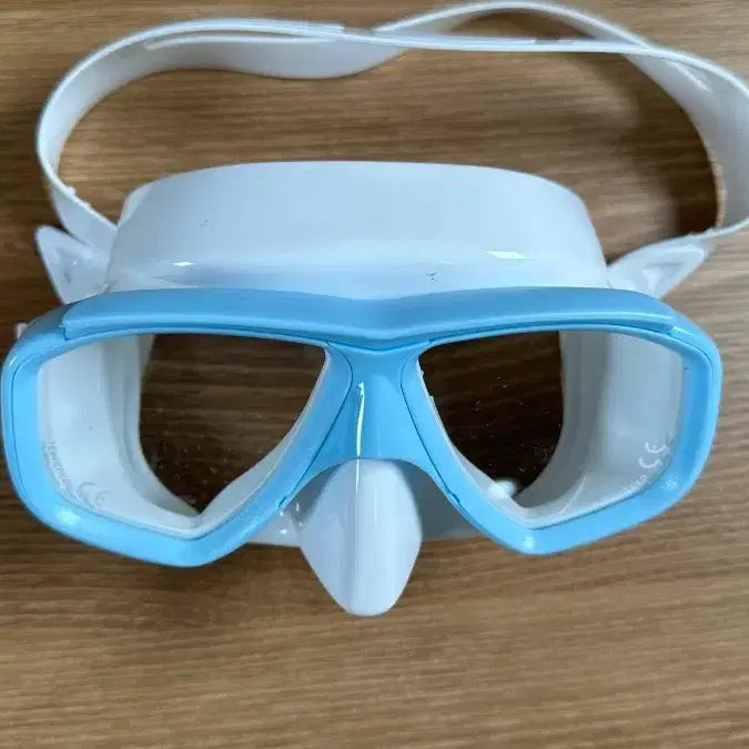 [BUNJANG] Sky Blue 100cc Scuba Diving Snorkel Mask / 스카이 블루 컬러 프리 다이빙 스쿠버 스노클 마스크 100cc