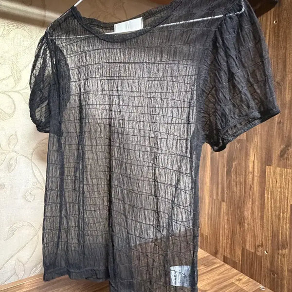 [BUNJANG] Sheer Short-Sleeve T-Shirt / 여름 티셔츠