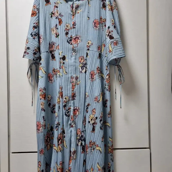 [BUNJANG] System Flower Pleats Dress S / 시스템 플라워 플리츠 원피스 S