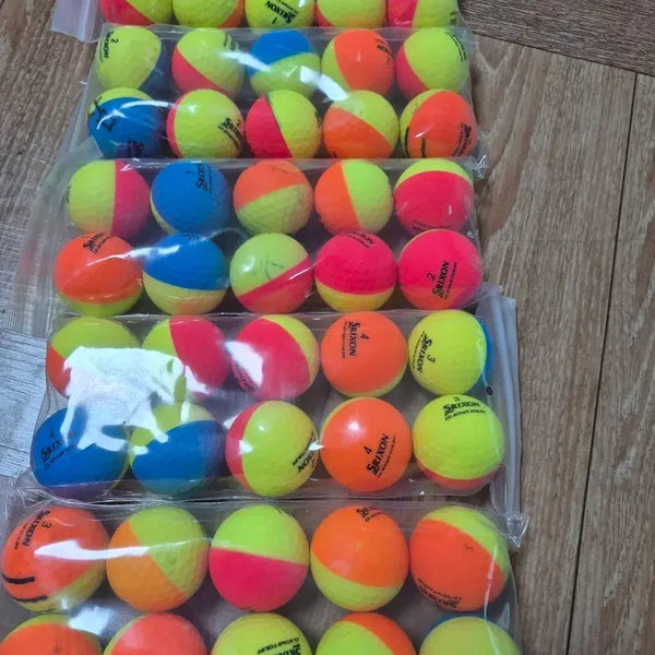 [BUNJANG] Srixon Mix Golf Balls (Lost Balls) - 50 pcs / 스릭슨 반반공 큐스타 모음 / 로스트볼 50알