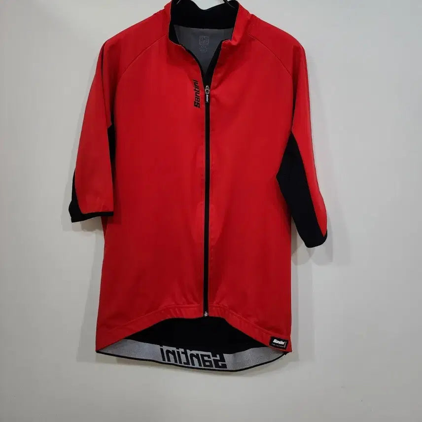[BUNJANG] Santini Beta Lite Short Sleeve Jersey Red/Black XXL / 산티니 7부 져지 레드/블랙XXL