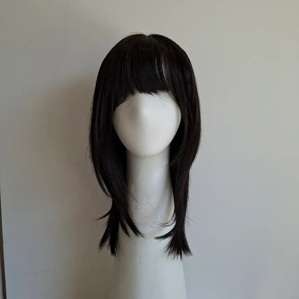 [BUNJANG] Semi-Long Layered Cut Full Wig / 세미롱 레이어드컷 통가발