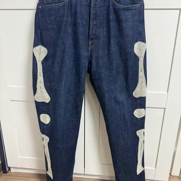 [BUNJANG] Kapital Bonda Denim Pants Size 34 / 캐피탈 본데님 팬츠 34
