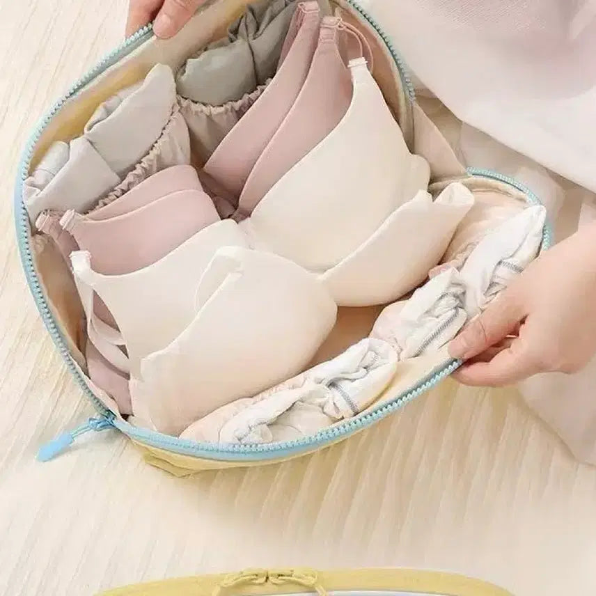 [BUNJANG] Travel Pouch for Bra and Underwear Organization / 브라 속옷 정리 여행용 파우치